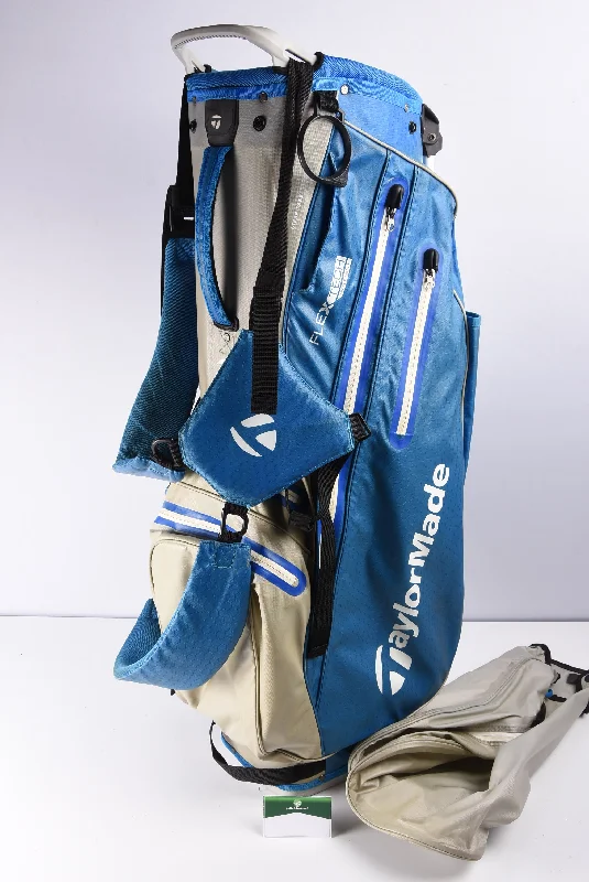 Taylormade Flex Tech Waterproof Stand Bag / 5-Way Divider / Blue & Grey