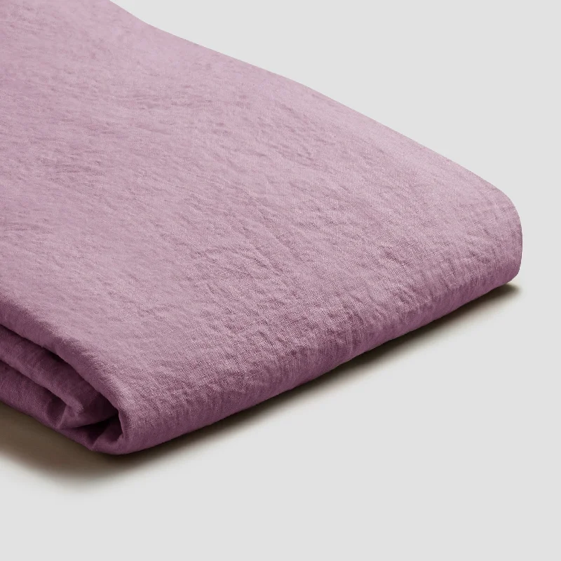 Raspberry 100% Linen Duvet Cover