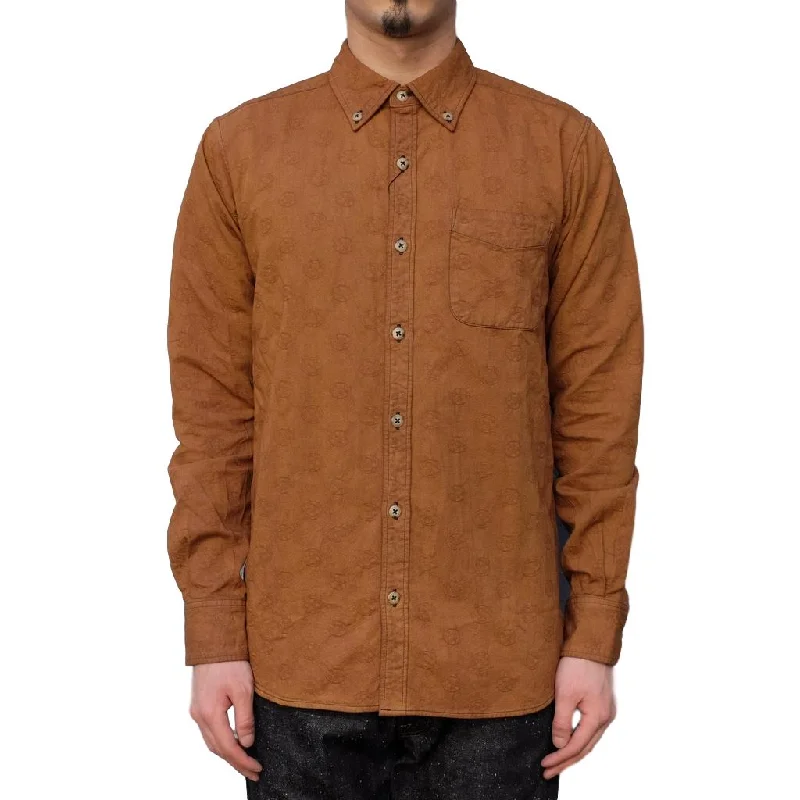 OD+MJ Kakishibu Dyed Jacquard Crest Shirt