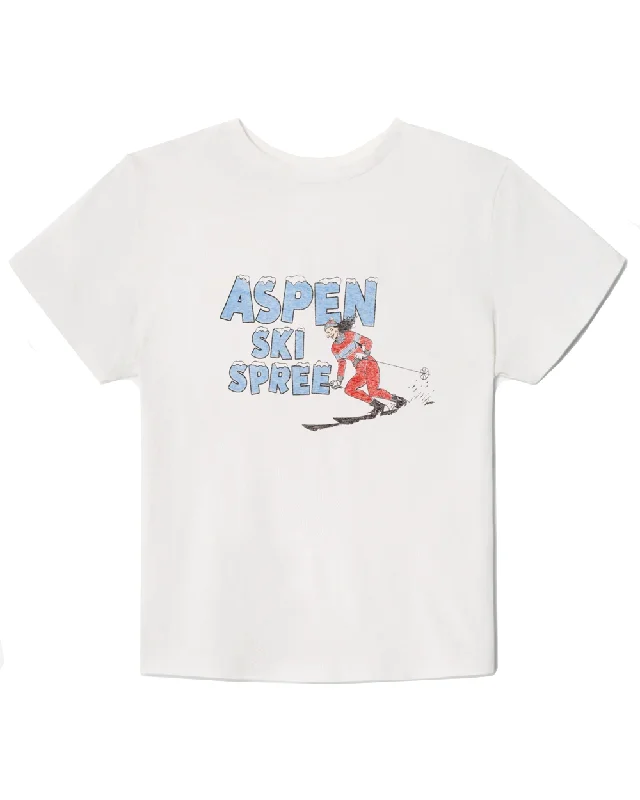 Ski Spree Classic Tee in Vintage White