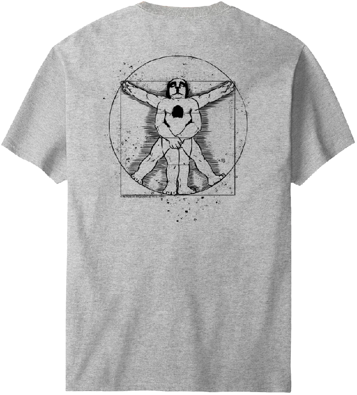 Dog Vinci Vitruvian Dog T-Shirt