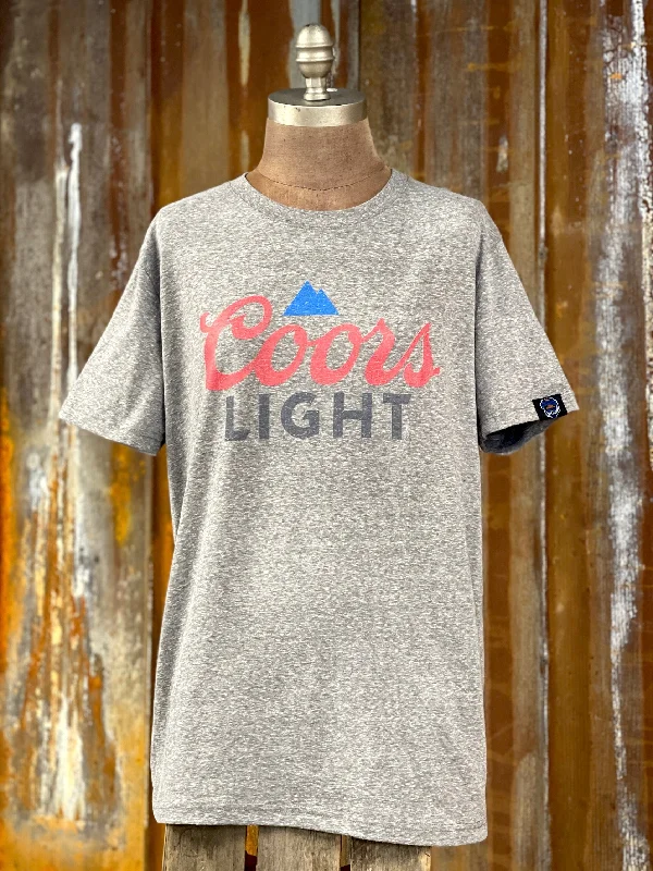 Coors Light Graphic Tee- Heather Grey