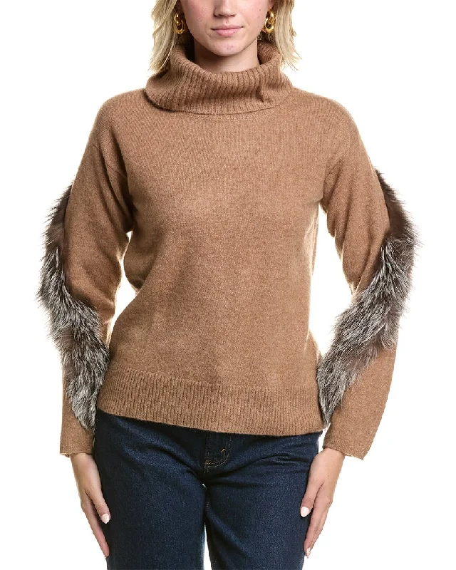 MEIR Cowl Cashmere Sweater