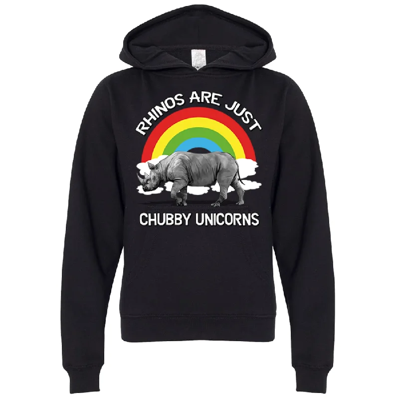 Chubby Unicorn Premium Youth Sweatshirt Hoodie