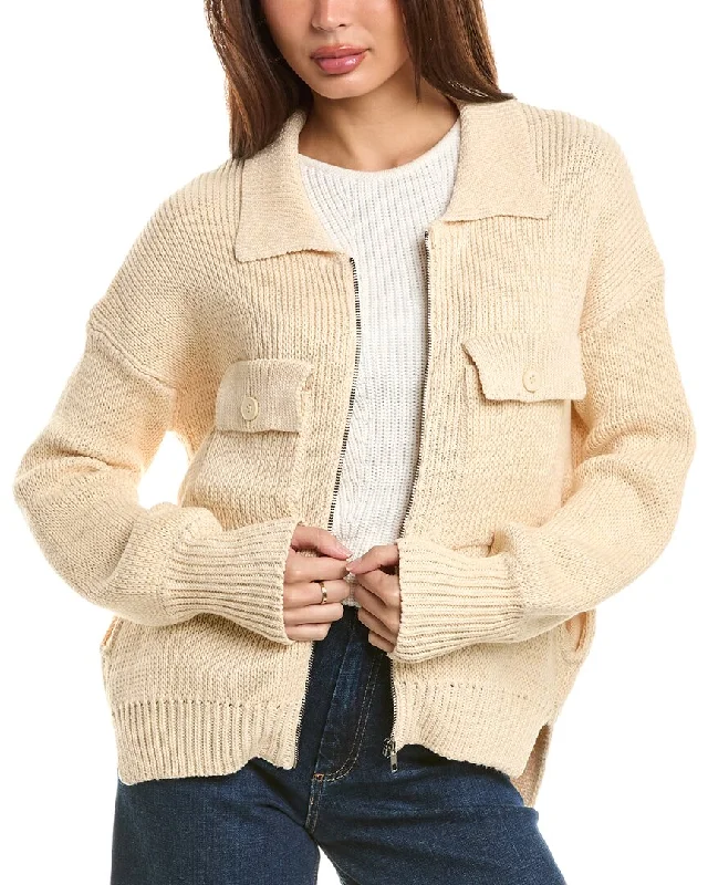 LABIZ Zip Front Cardigan