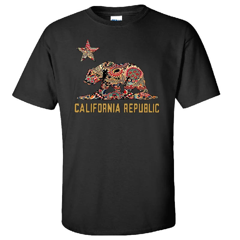 California Republic Paisley Bear Asst Colors T-shirt/tee