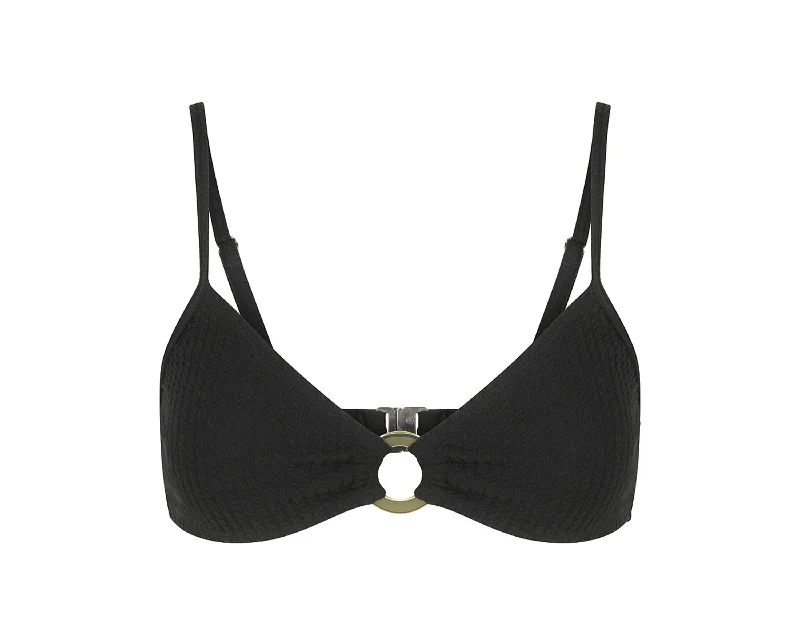 Long Island Bikini Top | Ebony