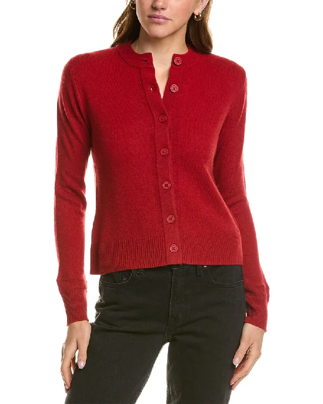 Hannah Rose Wool & Cashmere-Blend Cardigan