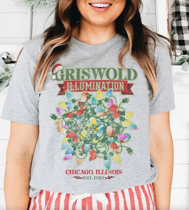 Griswold Illumination Tee- Heather Grey