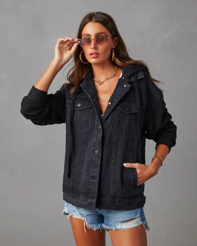 Gerardi Hooded Denim Jacket