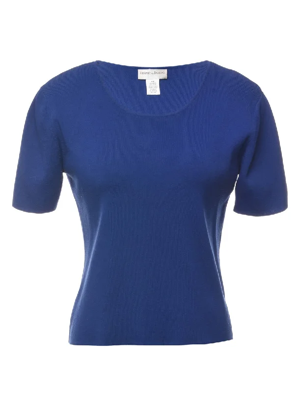 Petites Blue Jumper - M