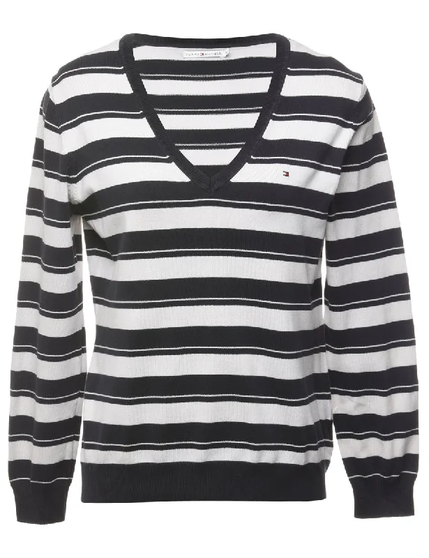 Tommy Hilfiger Striped Jumper - L