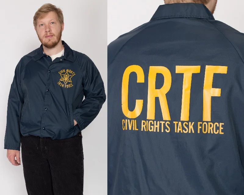 XL 90s Civil Rights Task Force Windbreaker