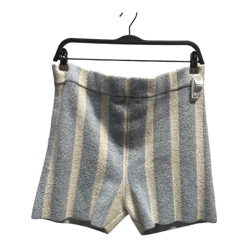 JACQUEMUS/Shorts/44/Stripe/Cotton/BLU/