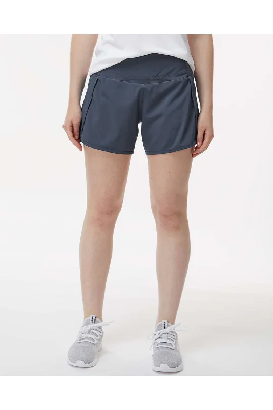 Boxercraft Womens Stretch Woven Lined Shorts - Castlerock Grey