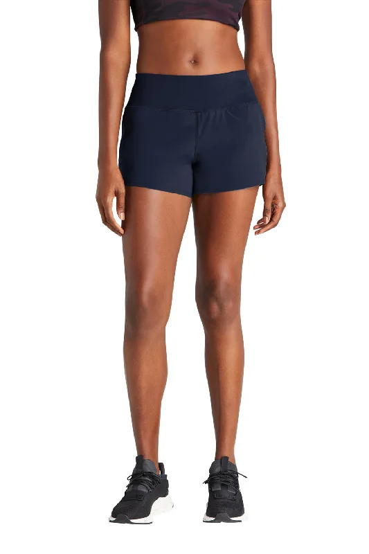 Sport-Tek Womens Repeat Shorts - True Navy Blue