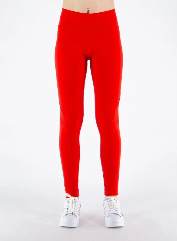 Adidas Y-3 Classic GV2801 Tight Leggings Women's Scarlet Stretch Slim Fit APP381