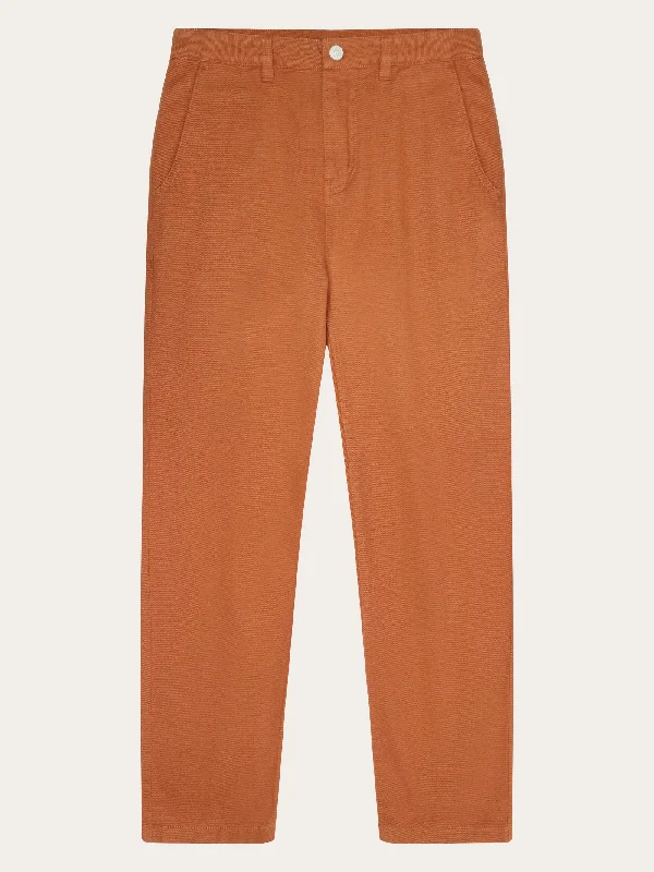 CALLA tapered mid-rise twill workwear pants - GOTS/Vegan - Mocha Bisque